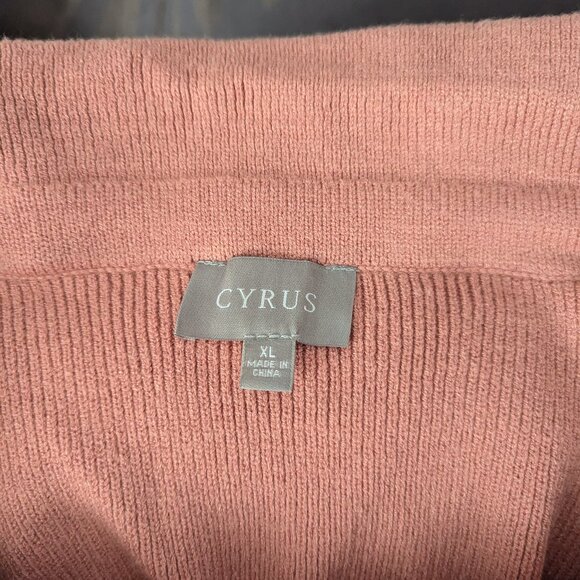 Cyrus dusty rose soft turtleneck sweater - Picture 5 of 6